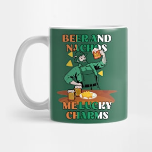 Beer and Nachos Me Lucky Charms Mug